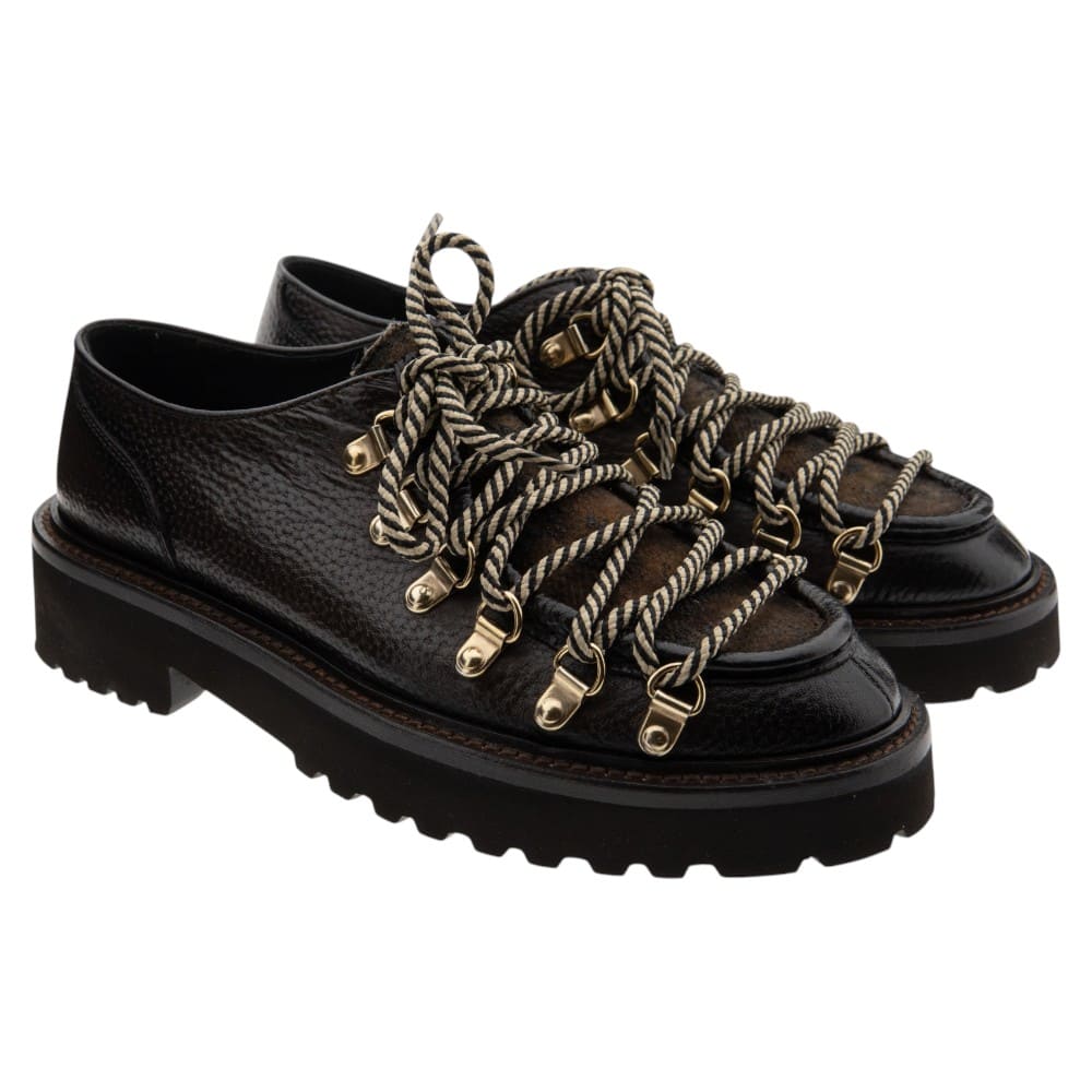Blucher mujer marrón suela track Calce X1806