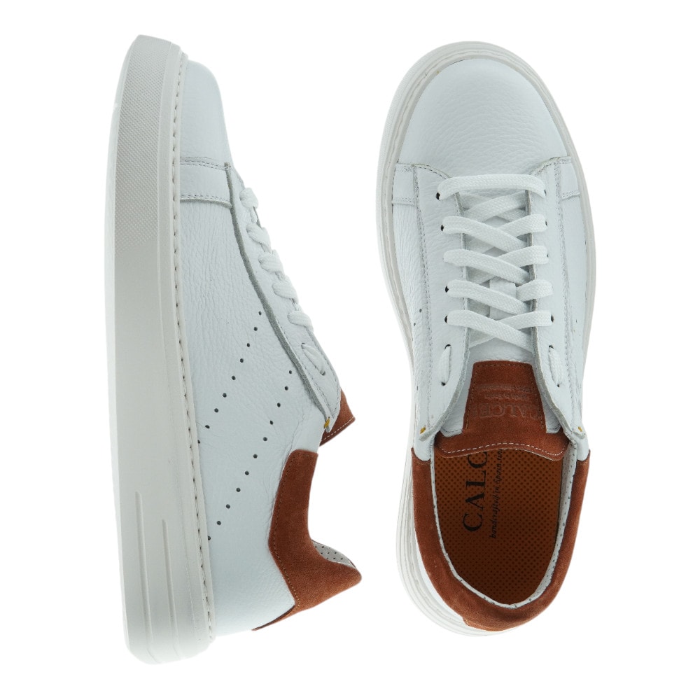 Zapatillas Blancas Hombre Piel Calce X1907 foto 2