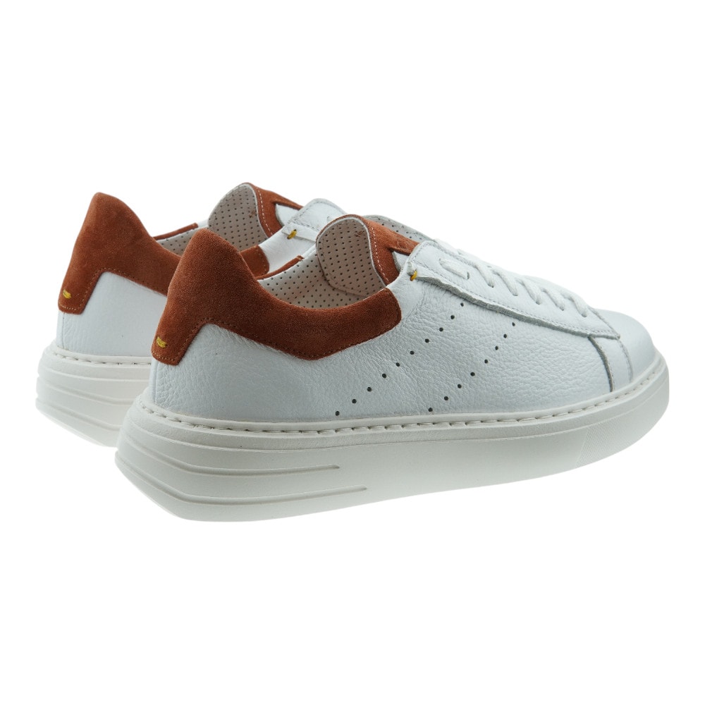 Zapatillas Blancas Hombre Piel Calce X1907 foto 4