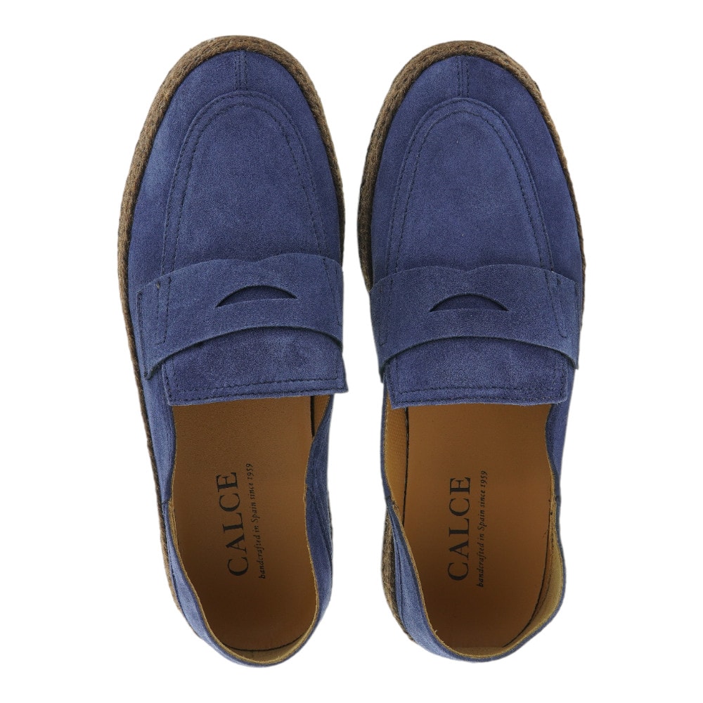 Mocasines Azules Calce Hombre con Suela de Esparto | Estilo Fresco en Gallery Carrile foto 2