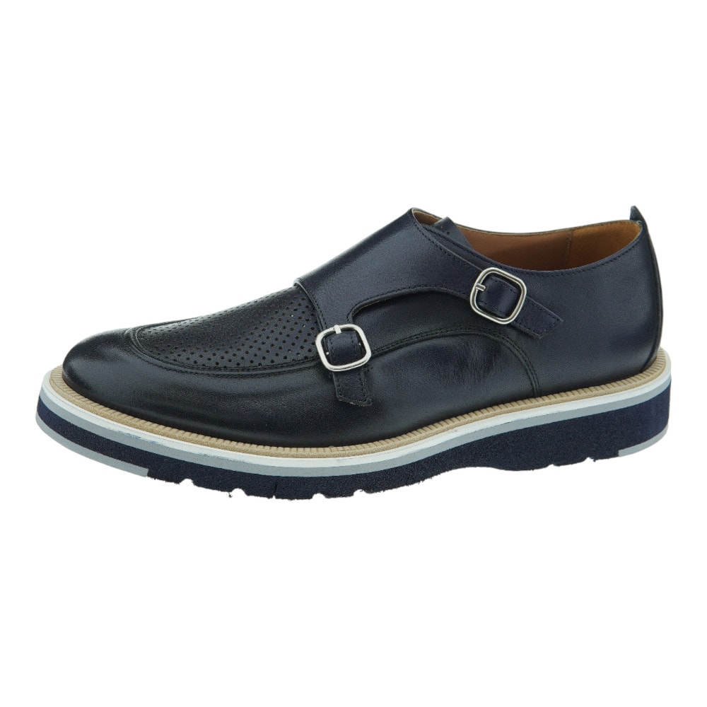 Elegancia Urbana: Zapatos Hebillas Azul Marino Calce Hombre en Gallery Carrile foto 3