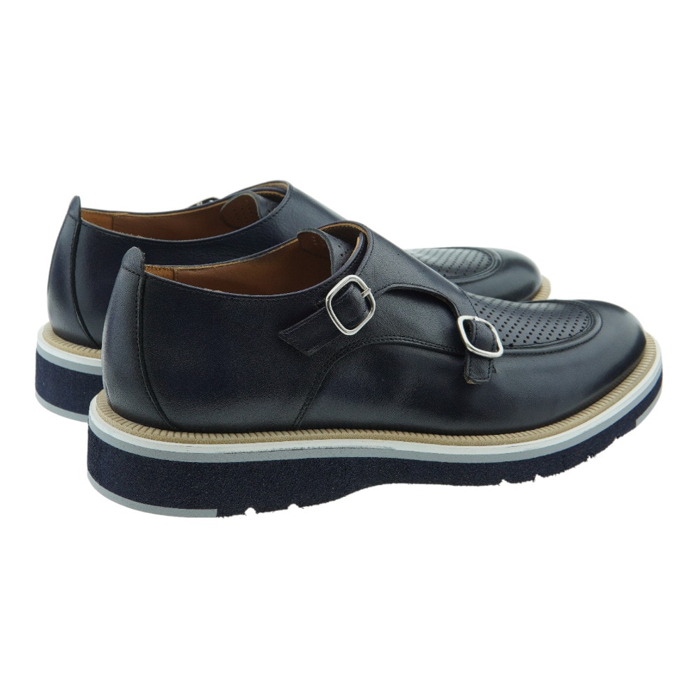 Elegancia Urbana: Zapatos Hebillas Azul Marino Calce Hombre en Gallery Carrile foto 4