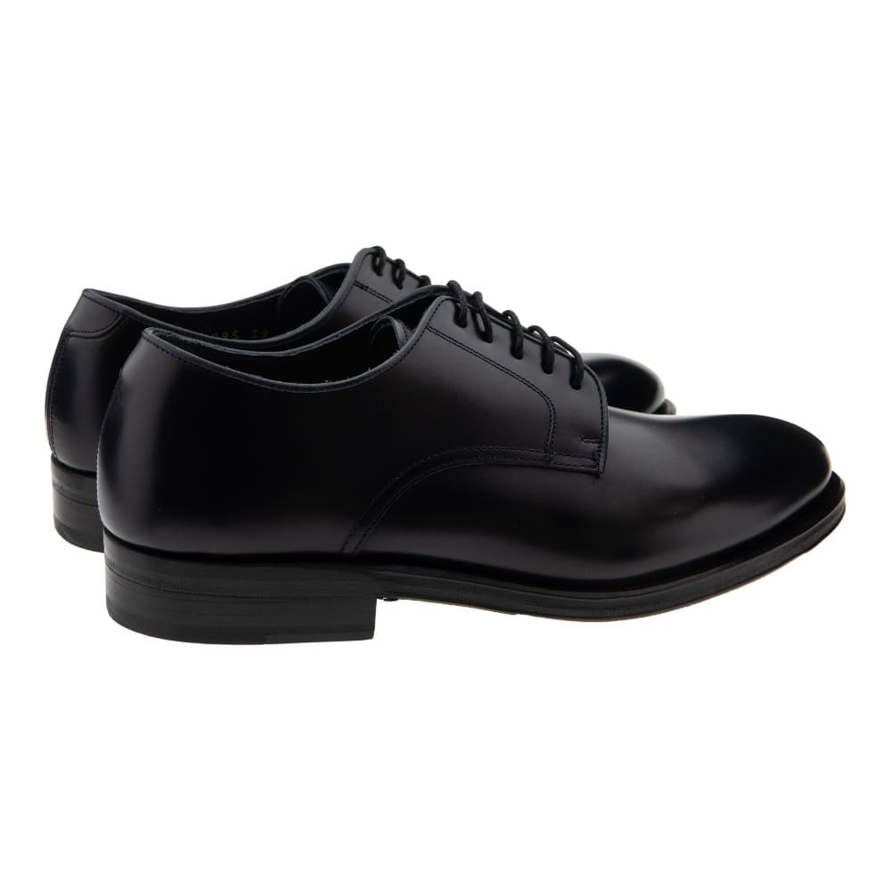 Calce zapatos hombre cordones azules | Zapato vestir piel foto 3