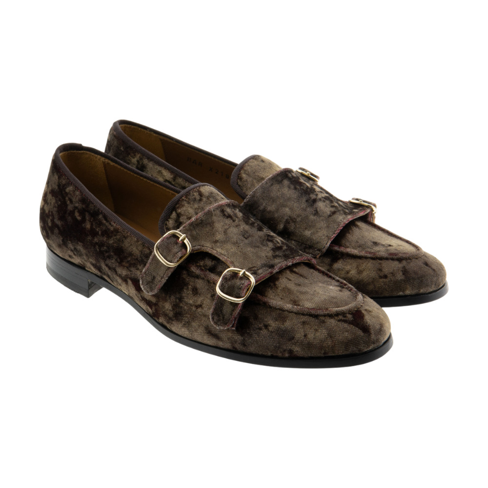 Blucher hebillas mujer terciopelo Calce x2182