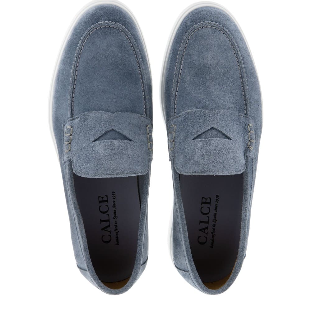 Calce mocasines hombre ante celeste | Elegancia casual foto 2
