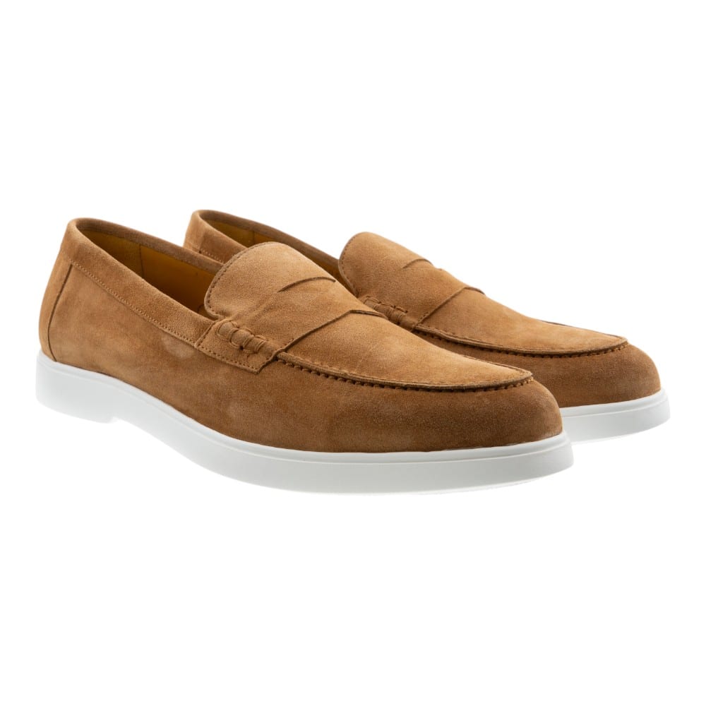 Mocasines Hombre Beige Ante Calce X2205 