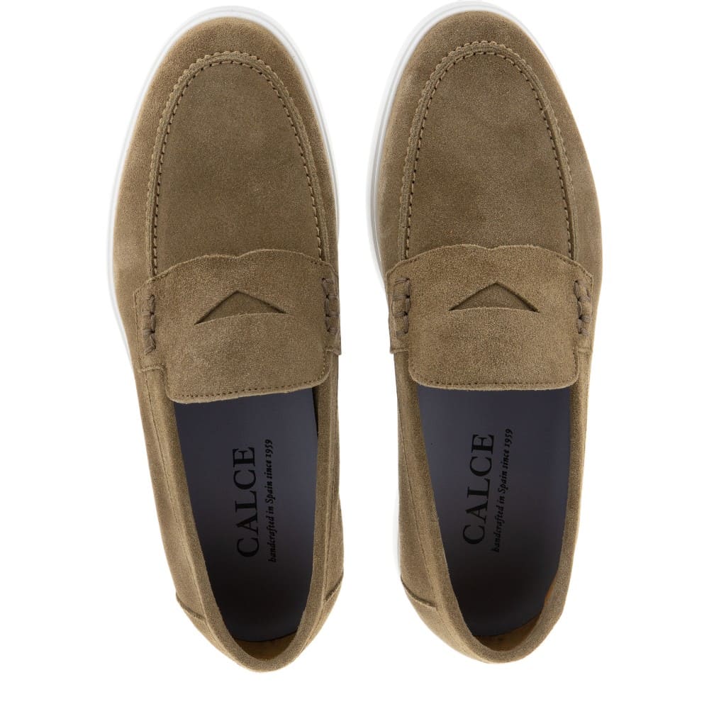 Mocasines ante taupe hombre Calce | Elegancia casual foto 2