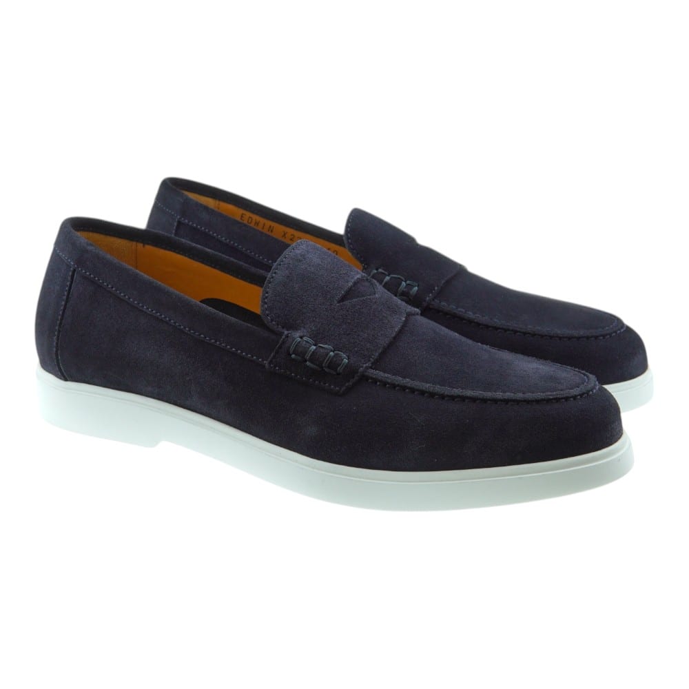 Mocasines Hombre Azul Calce X2205