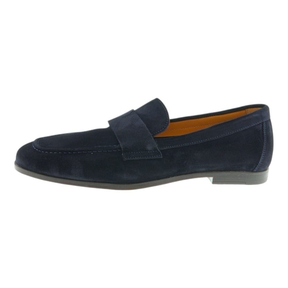 Compra Online los Elegantes Mocasines Hombre Azul de Ante Calce foto 3