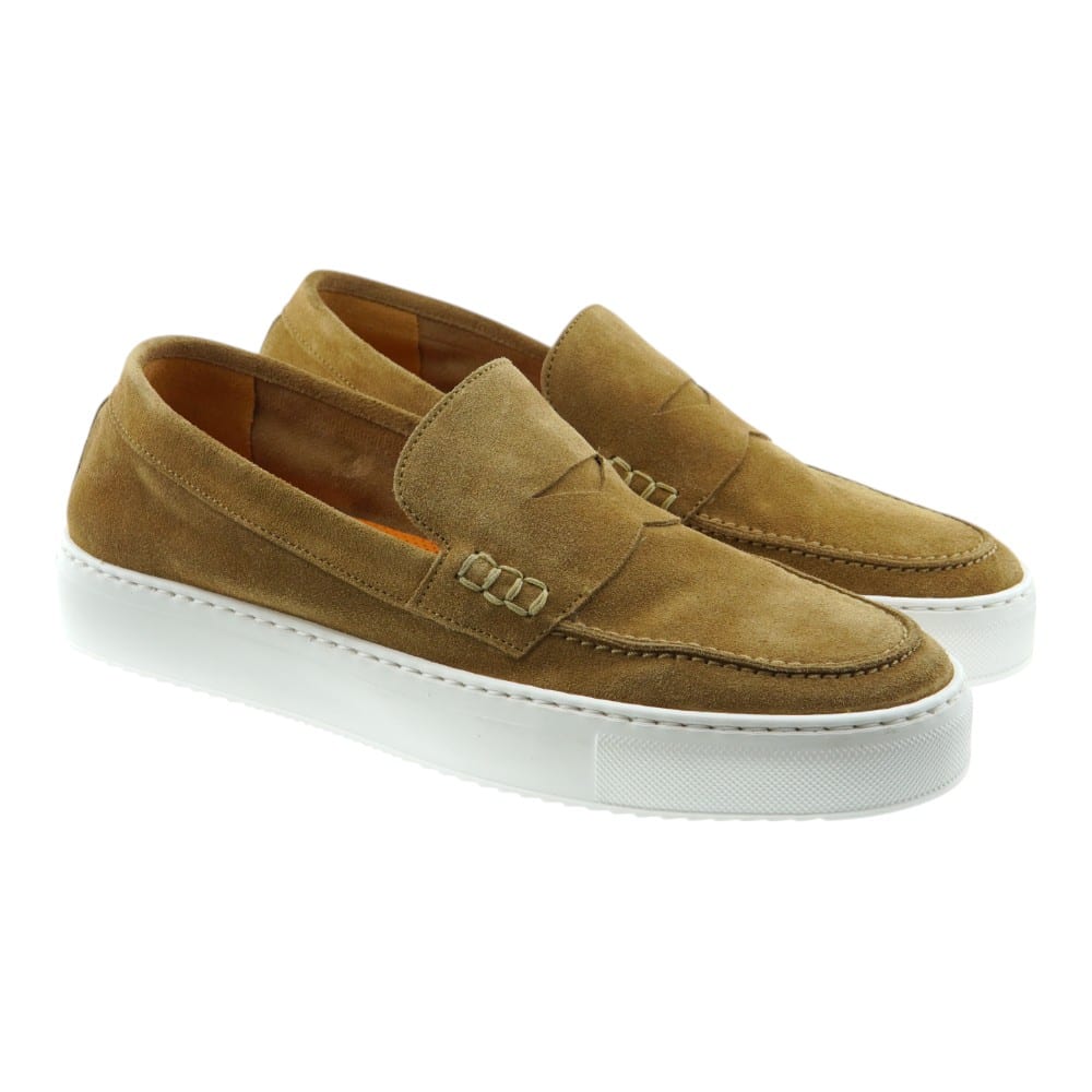 Mocasines Hombre Verano Calce X2229 Cuero