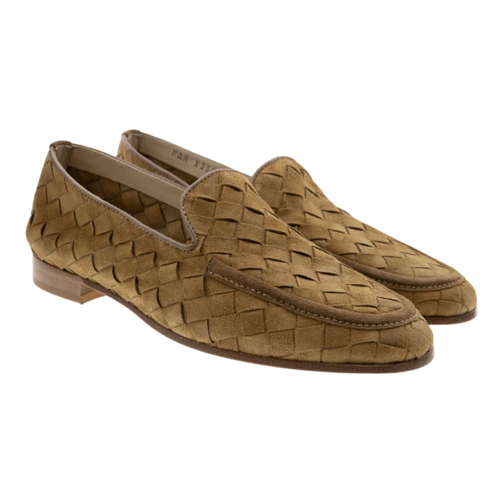 Mocasines mujer ante trenzados Calce X2303