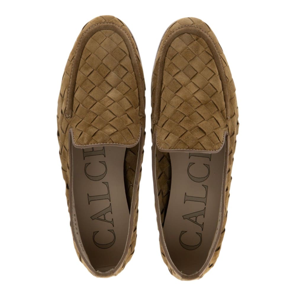 Mocasines mujer ante trenzados Calce foto 2