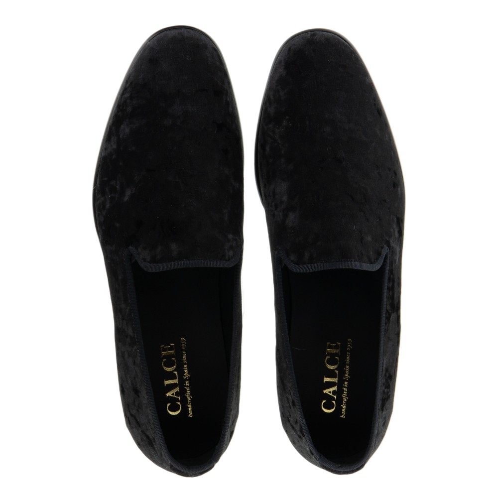 Slipper hombre negro Calce | Zapato de ceremonia elegante foto 2