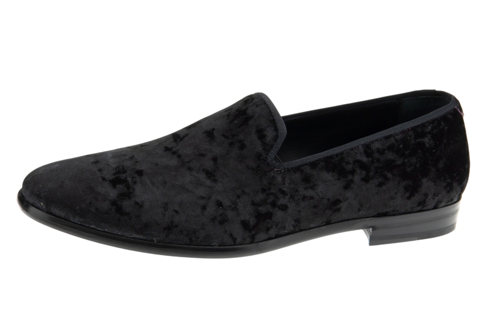 Slipper hombre negro Calce | Zapato de ceremonia elegante foto 3