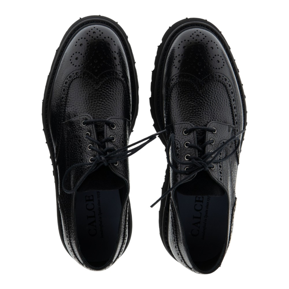 Zapato Oxford negro hombre Calce | Carrilé foto 2