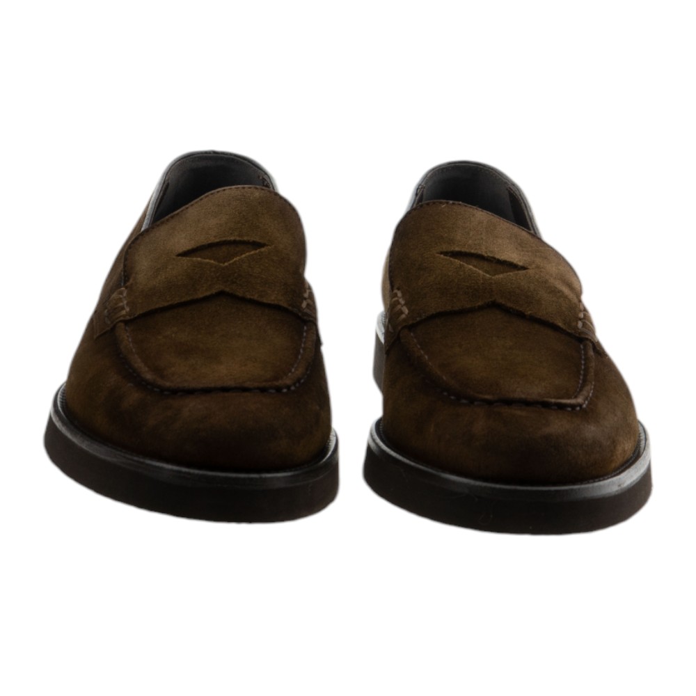Mocasines ante marrón Calce – Elegancia clásica artesanal foto 2