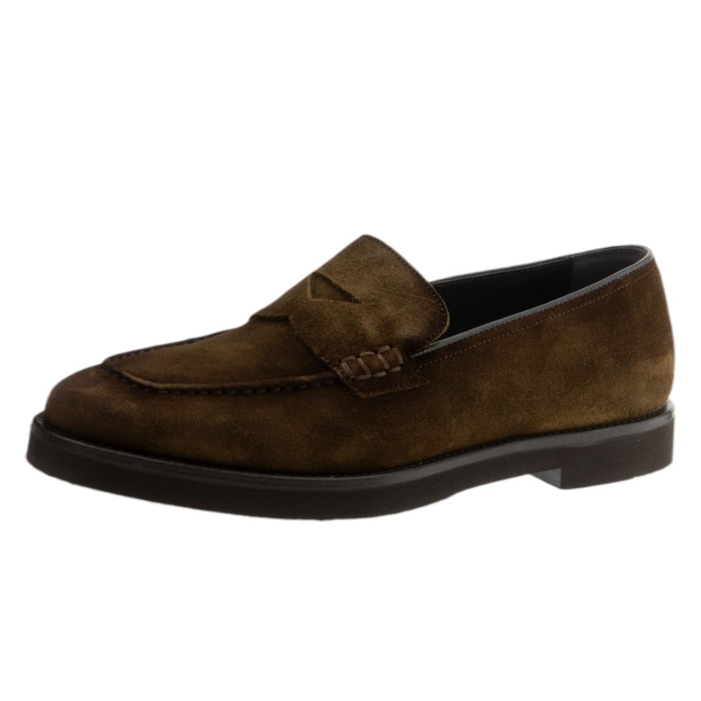 Mocasines ante marrón Calce – Elegancia clásica artesanal foto 3