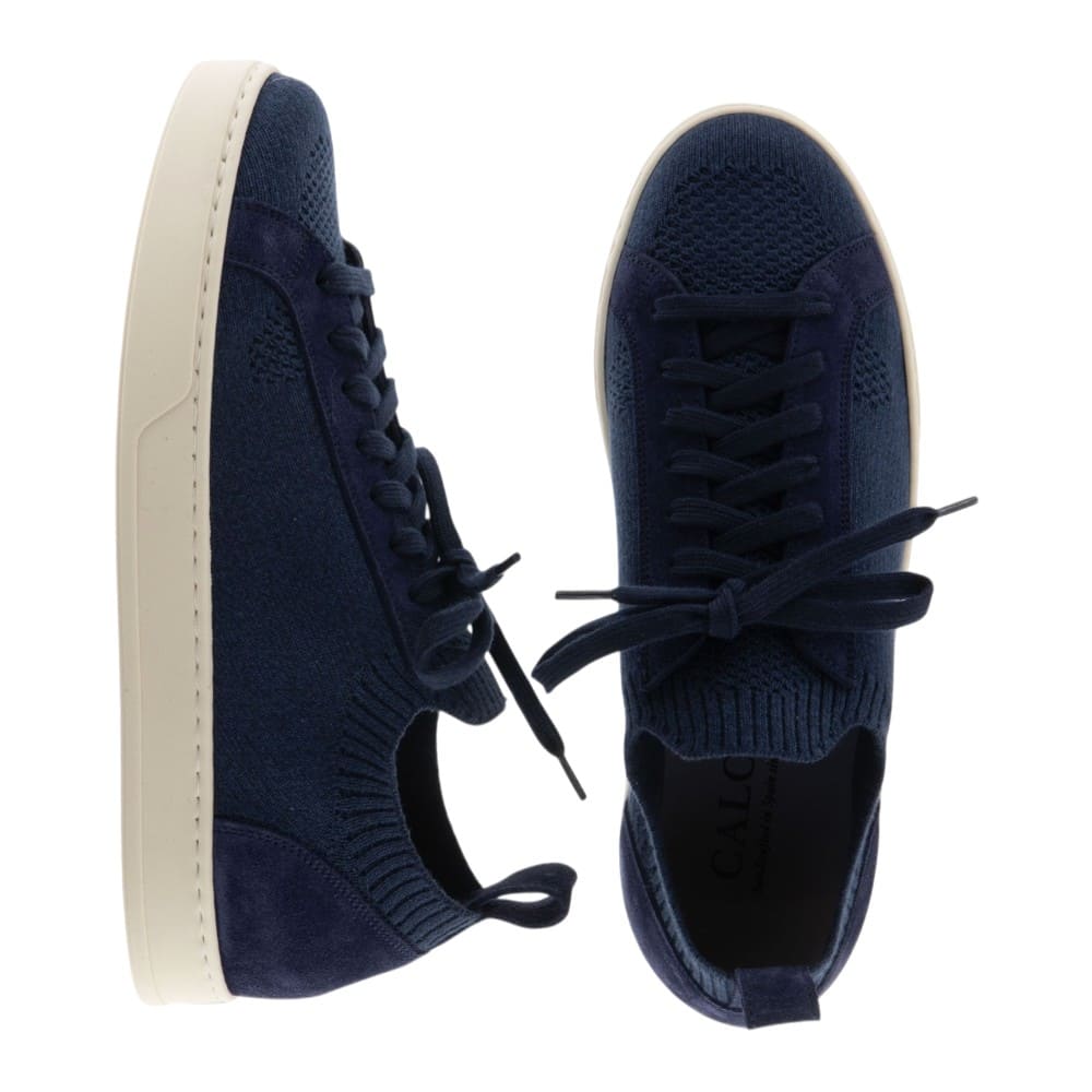 Zapatillas azules casual hombre Calce en azul marino foto 2