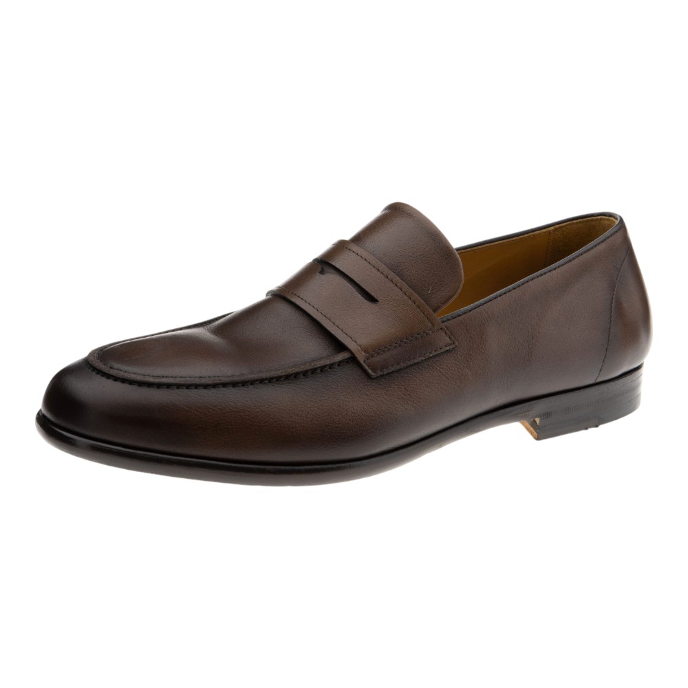Mocasines Calce caballero piel cacao vestir | Zapatos elegantes foto 3