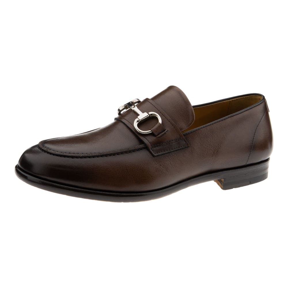 Mocasines hombre Calce marrones de piel | Zapato vestir foto 3