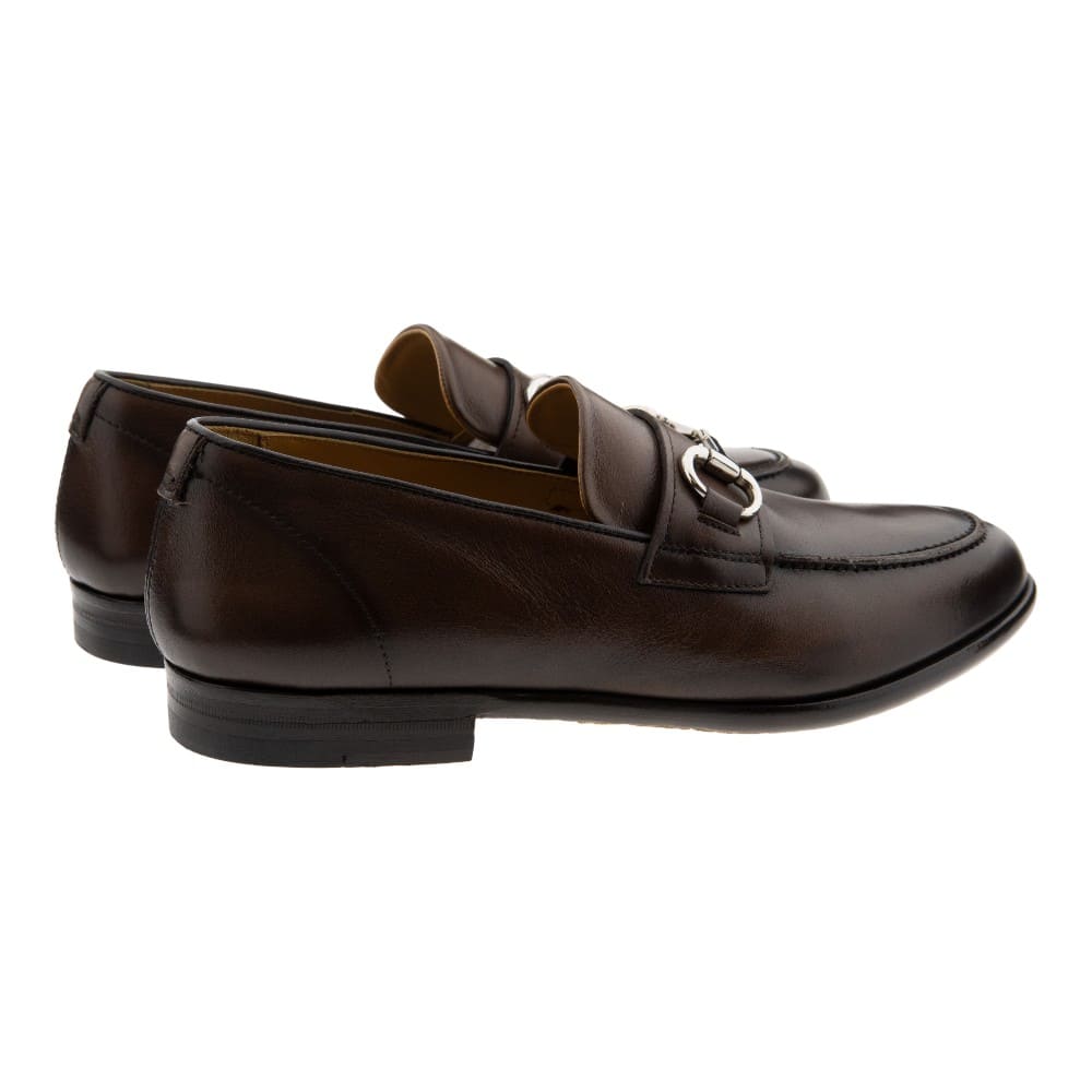 Mocasines hombre Calce marrones de piel | Zapato vestir foto 4