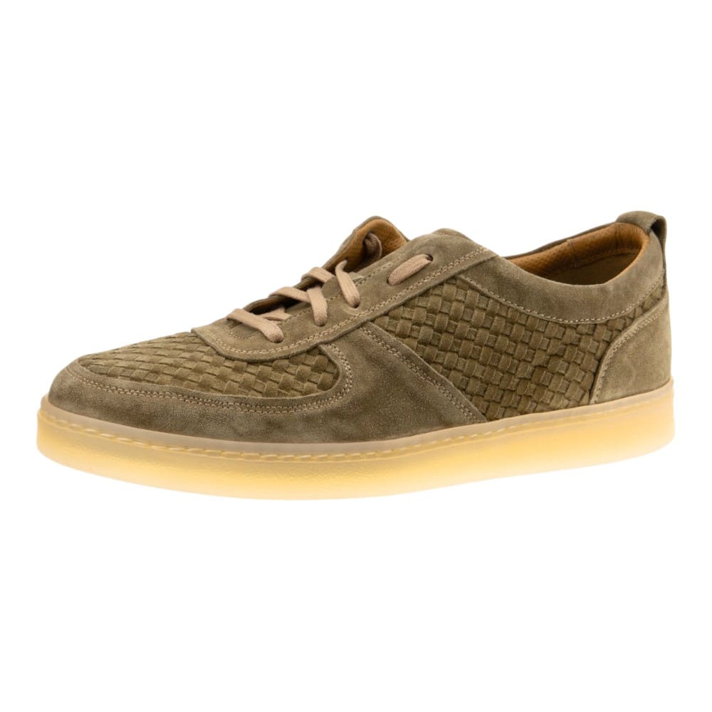 Zapatillas piel ante trenzadas hombre Calce | Sneakers premium foto 3