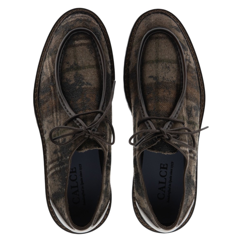 Zapato blucher estampado taupe Calce | Gallery Carrilé foto 2