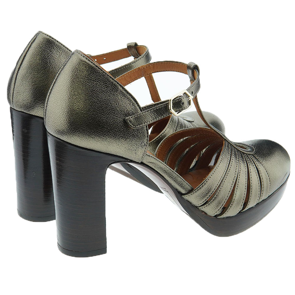 Zapato salón pulsera metalizado Chie Mihara Yelo foto 4