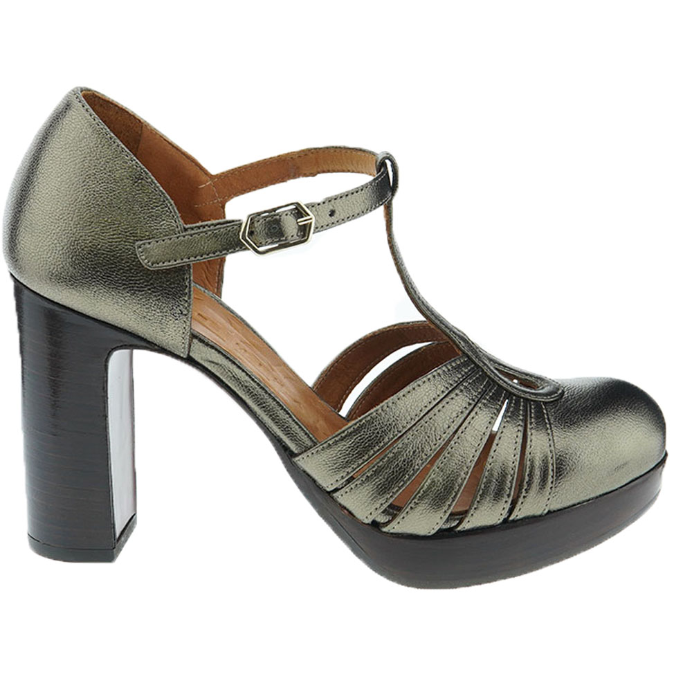 Zapato salón pulsera metalizado Chie Mihara Yelo foto 5